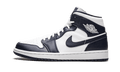 Jordan 1 Mid White Metallic Gold Obsidian