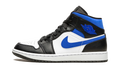 Jordan 1 Mid White Black Racer Blue