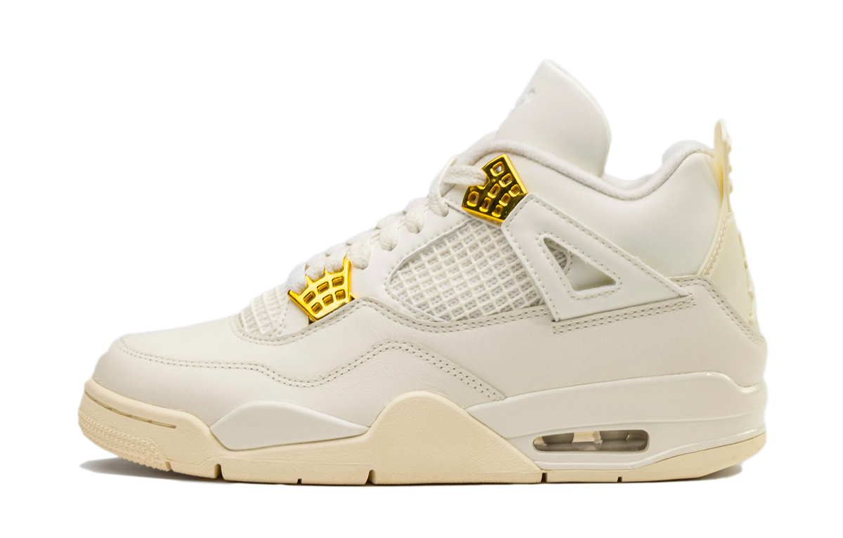 Jordan 4 Retro Metallic Gold (Women's)