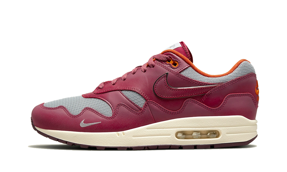 Nike Air Max 1 Patta Waves Rush Maroon (with Bracelet)