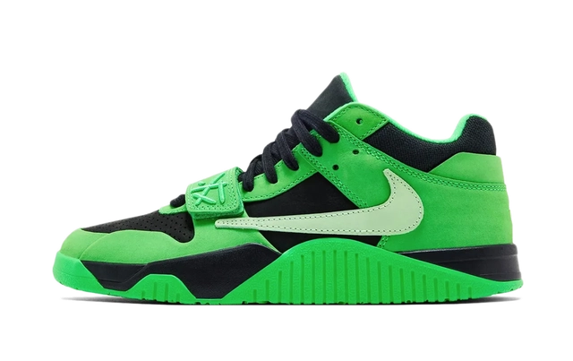 Jordan CJ1 T-Rexx Travis Scott Green Spark