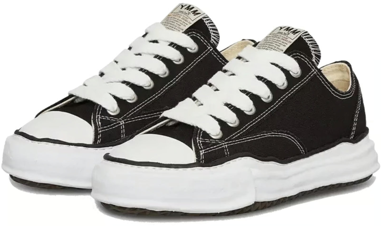 Maison Mihara Yasuhiro Peterson OG Sole Canvas Low Black