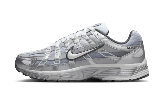 Nike P-6000 Metallic Silver Summit White-Wolf Grey