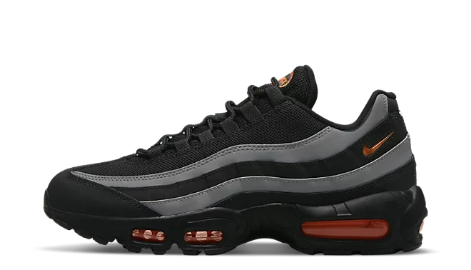 Nike Air Max 95 Black Grey Safety Orange