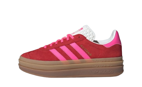 Adidas Gazelle Bold Collegiate Red Lucid Pink