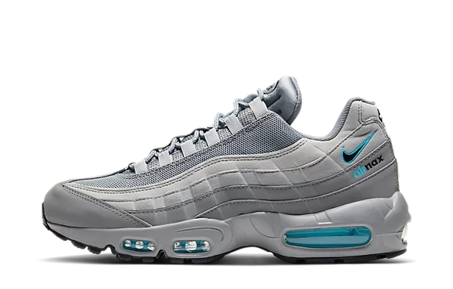 Nike Air Max 95 Retro Logo Grey Aqua