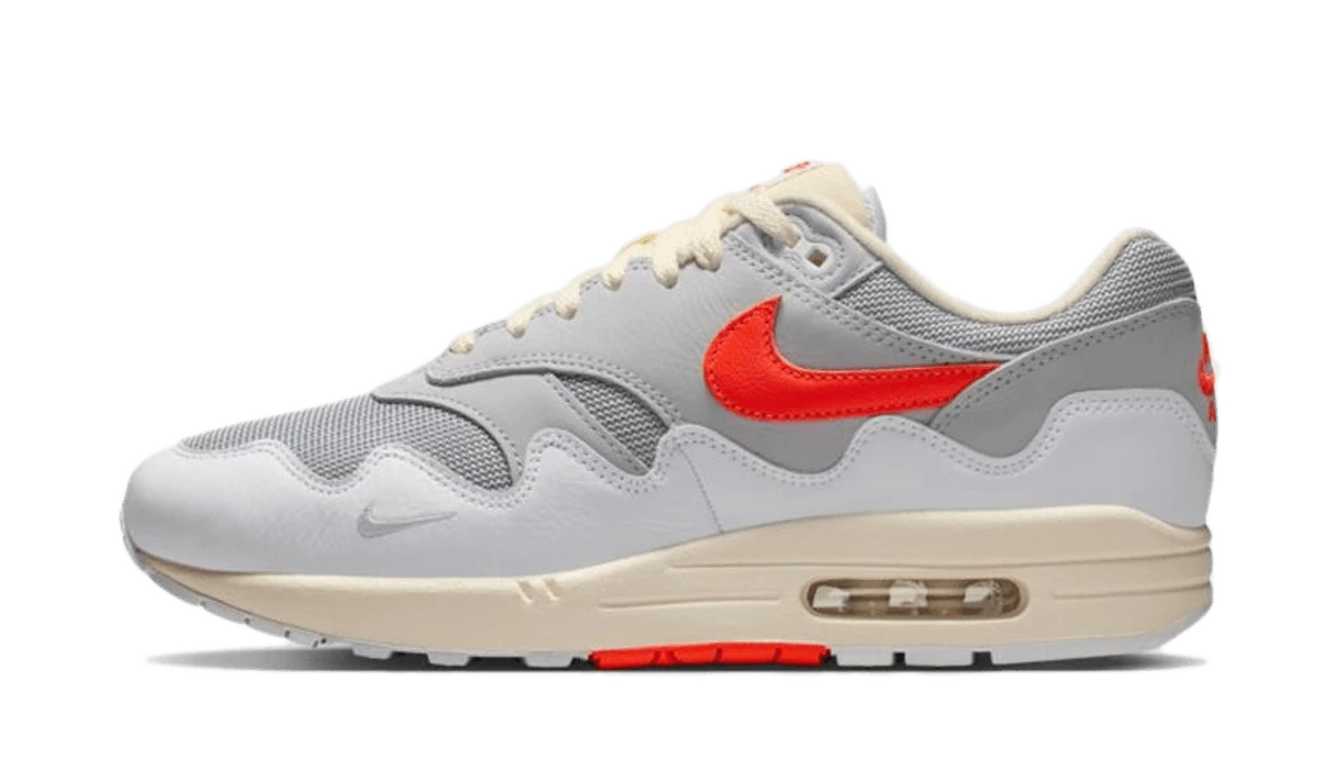 Nike Air Max 1 ‘87 Patta Waves White & Hyper Crimson