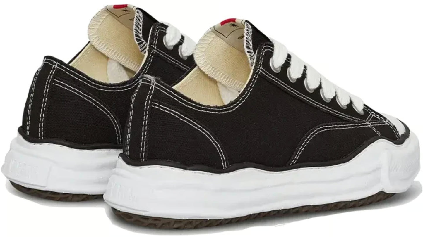 Maison Mihara Yasuhiro Peterson OG Sole Canvas Low Black