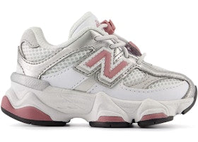 New Balance 9060 Bungee Lace White Rosewood Silver (TD)