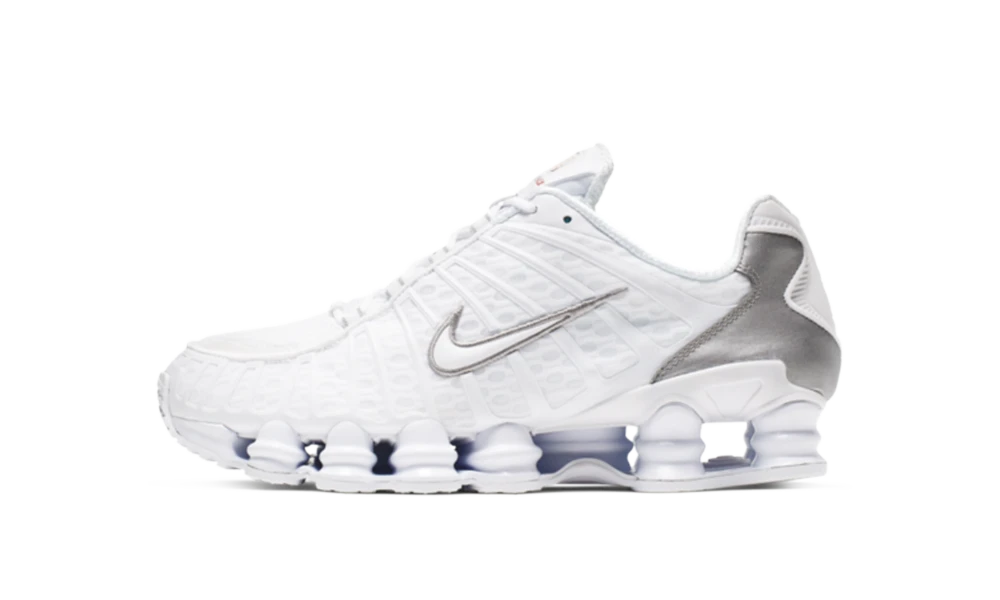 Nike Shox TL White Metallic Silver