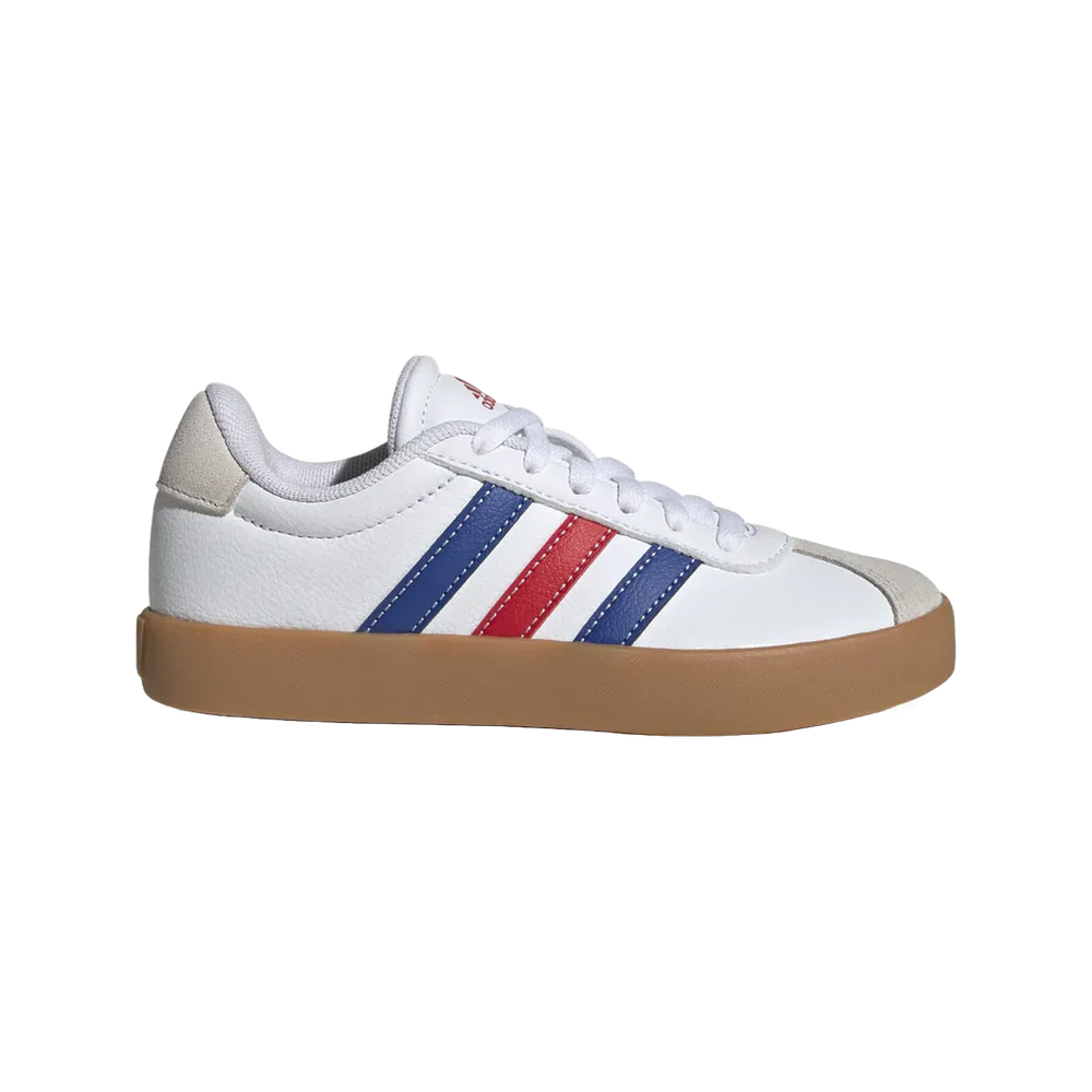 adidas VL Court 3.0 Cloud White Royal Blue Better Scarlet (GS)
