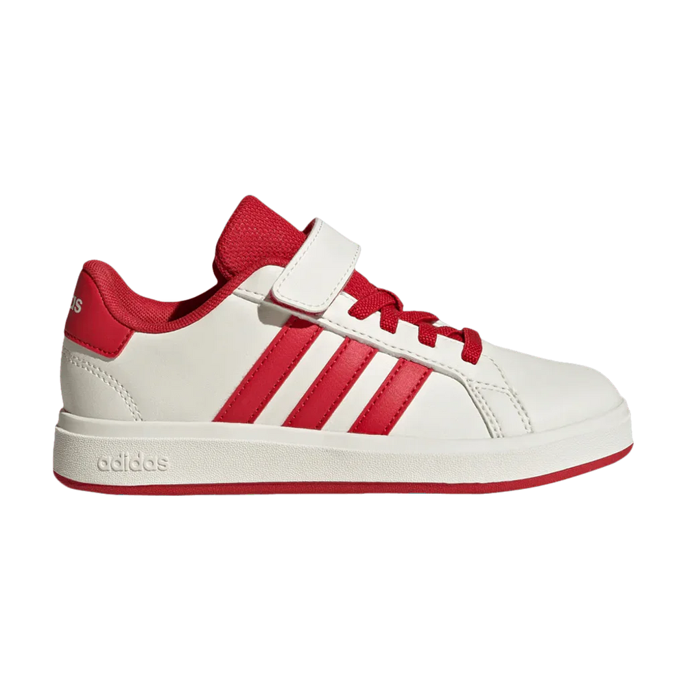 adidas Grand Court 2.0 Off White Collegiate Red Core Black (PS)