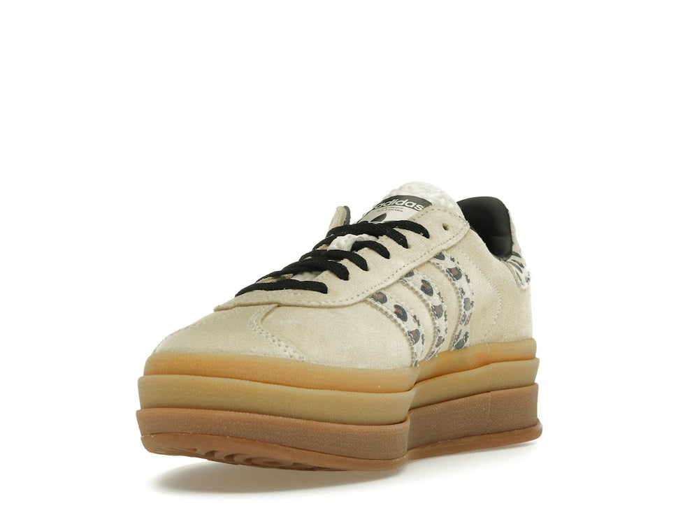 Adidas Gazelle Bold Cream Black Leopard
