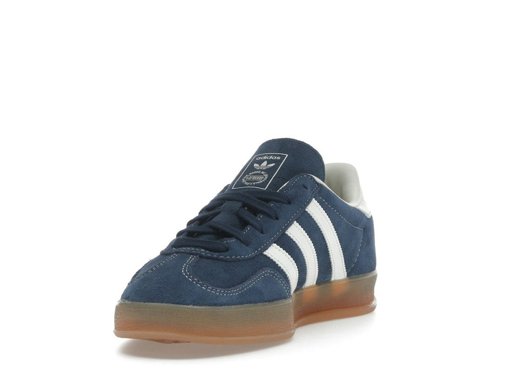 Adidas Gazelle Indoor Night Indigo Off White Gold Metallic