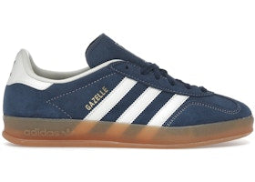Adidas Gazelle Indoor Night Indigo Off White Gold Metallic