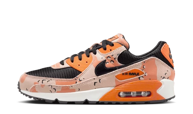 Nike Air Max 90 Premium Bio Beige Safety Orange Camo